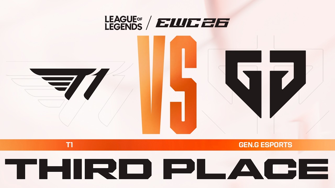 T1 vs Gen.G Esports | League of Legends at EWC 26 - Third Place Match - VOD
