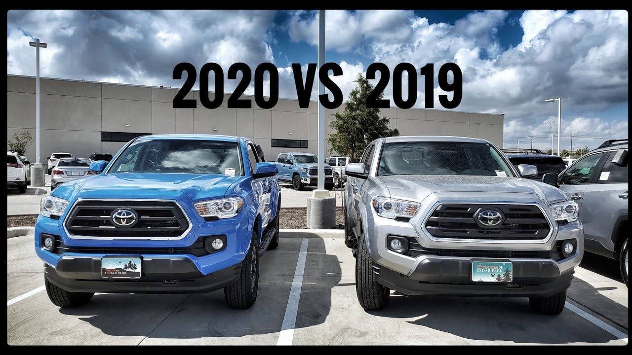 2020 Toyota Tacoma SR5 vs 2019 Toyota Tacoma SR5