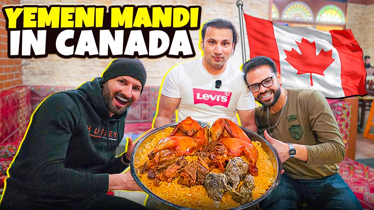 First Time Trying Yemeni Food 🇾🇪 | Sana’a Al-Yemen Restaurant Review (Canada)