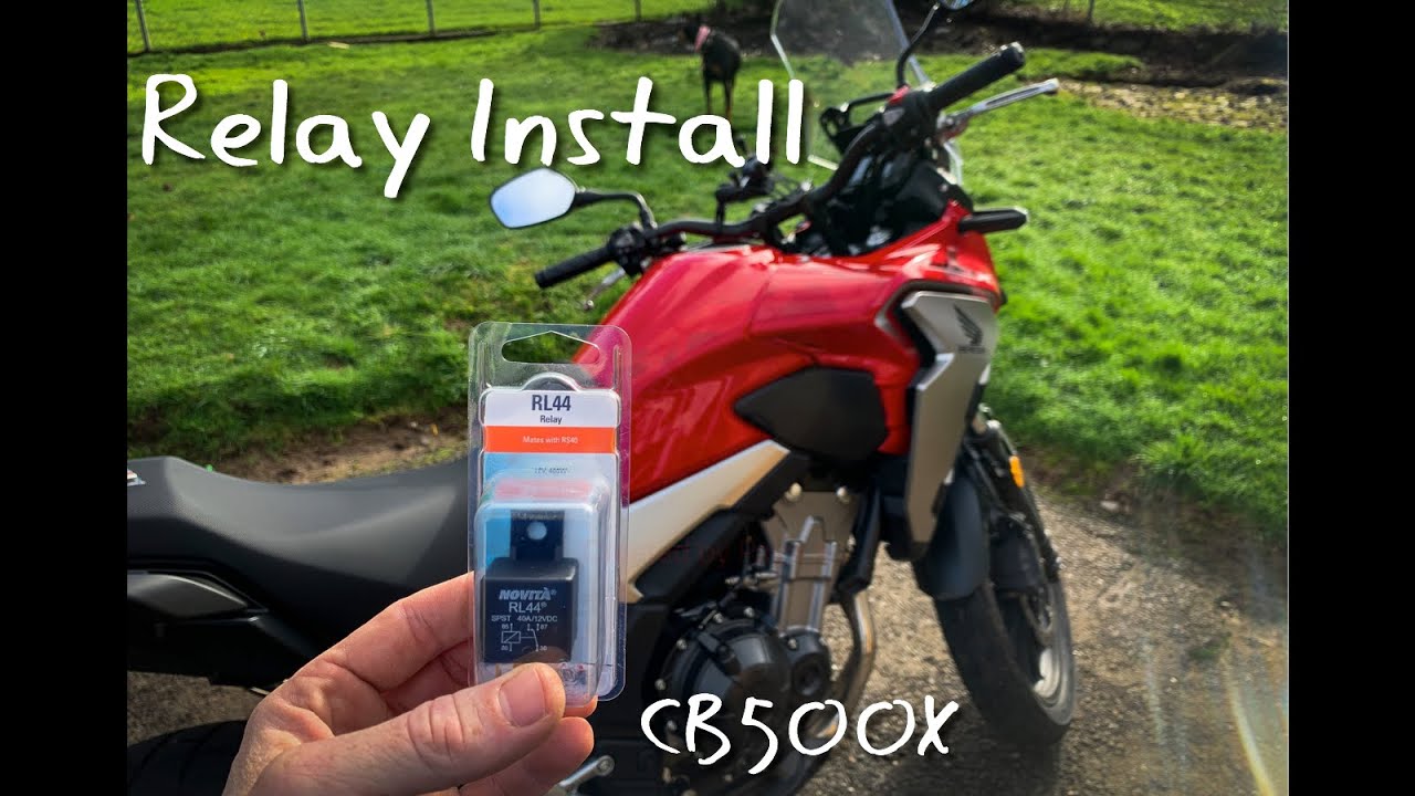 Видеоинструкция по установке реле Honda CB500X 2019 года | Oregon Motorcycle 2020