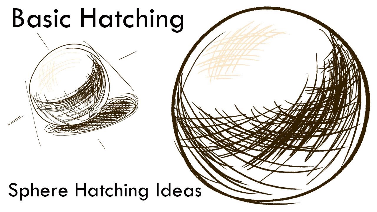 How to Cross Hatch Spheres