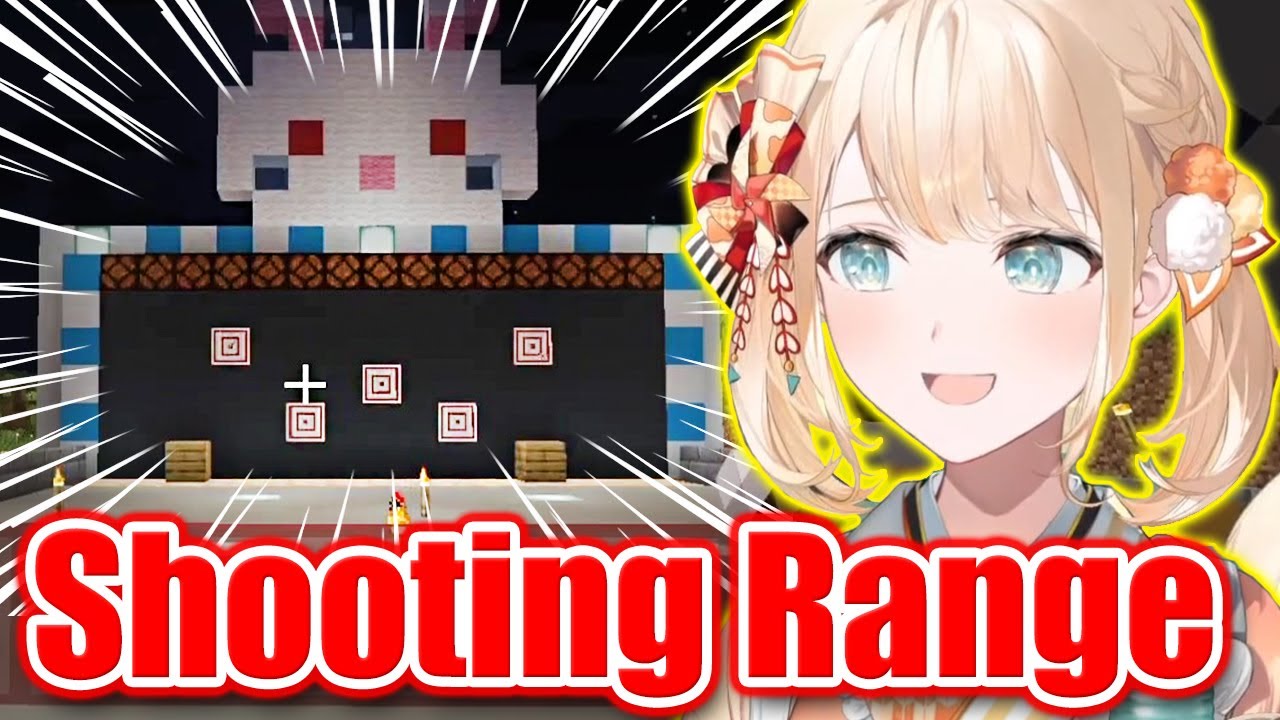 Iroha Shows Her Insane Archery Skills At The Shooting Range - Minecraft Holoserver ENG Sub Hololive