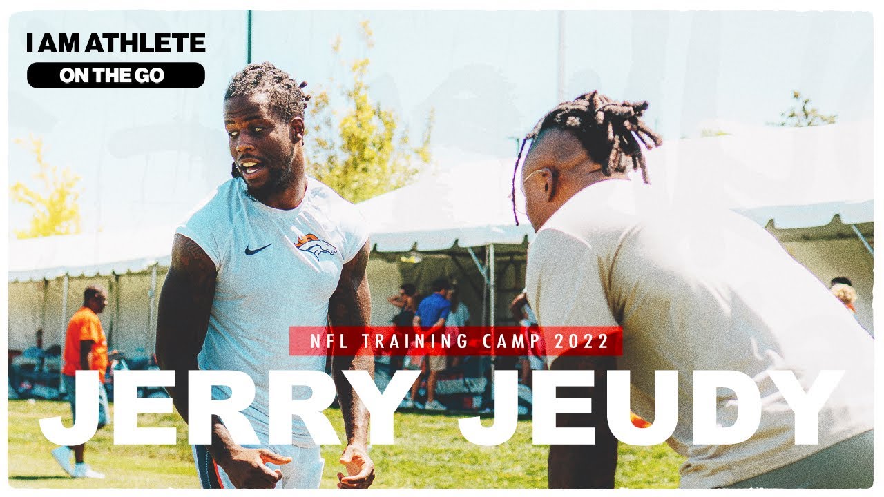 JERRY JEUDY Teaches Brandon Marshall How To Run Routes | I AM ATHLETE