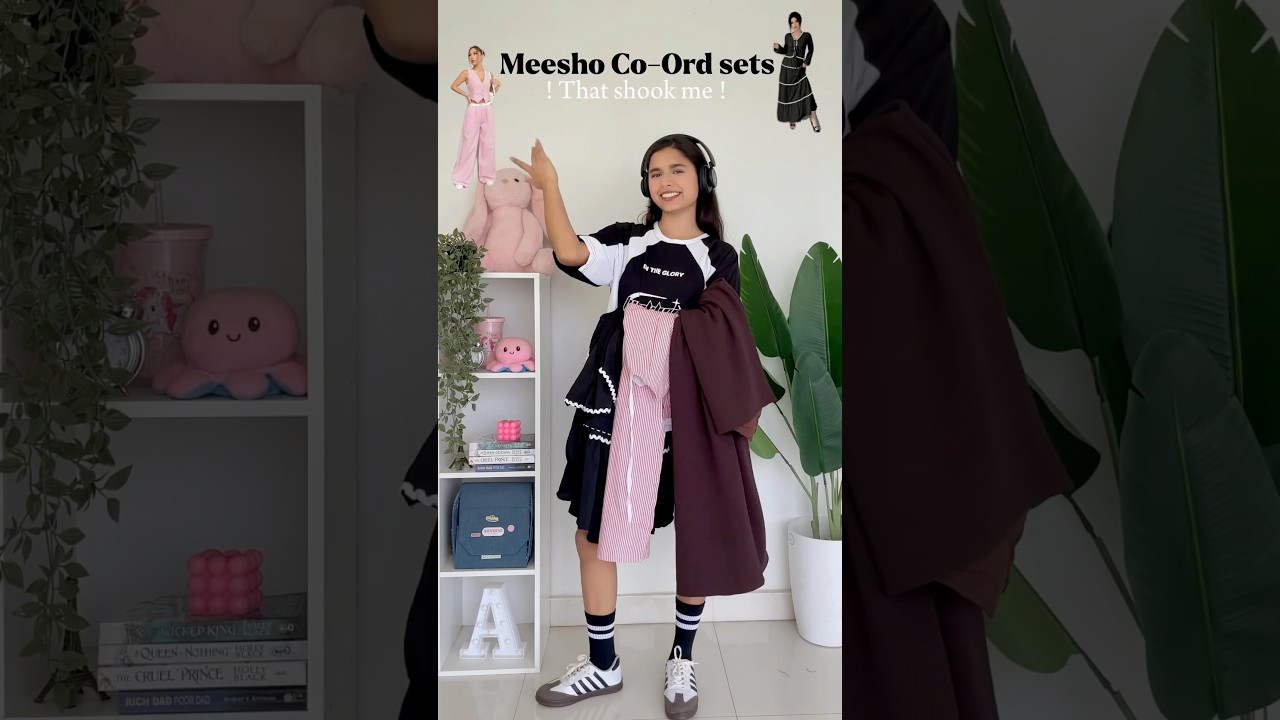 Meesho Pinteresty Co ord set that shook me🤭 #shorts #meeshofinds #meeshohaul #meesho #coordset