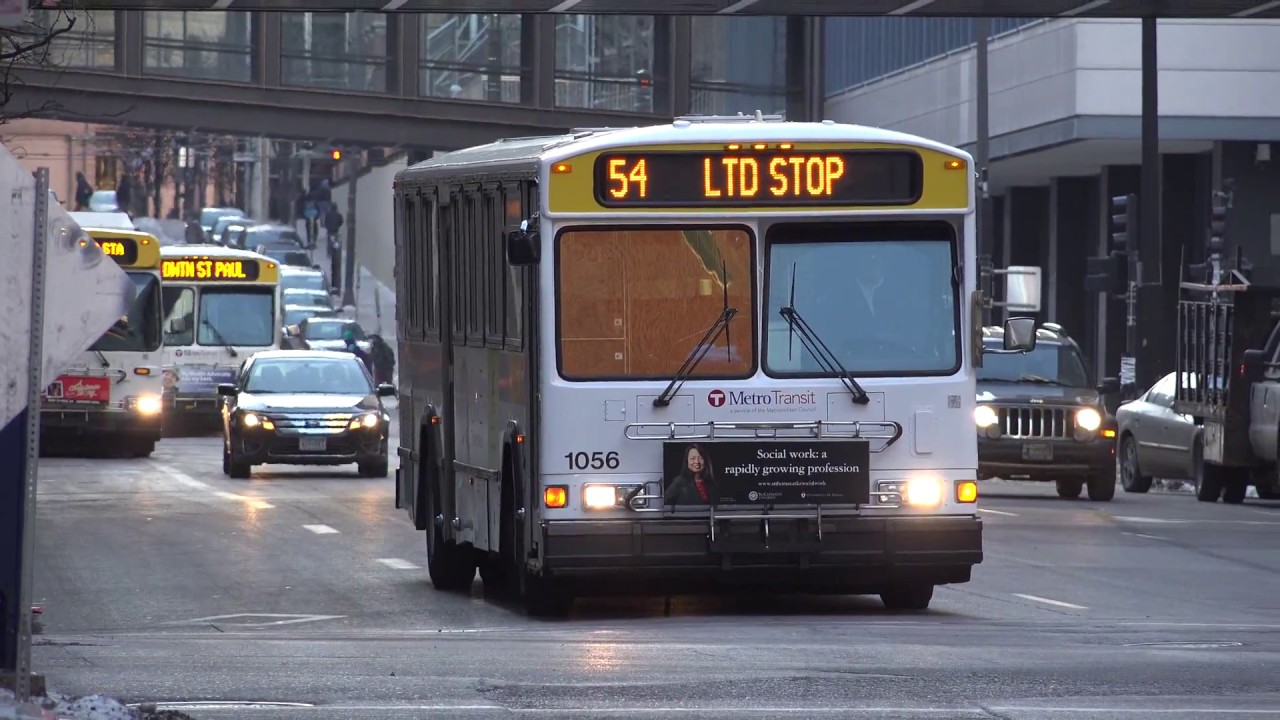 THE BUSES OF METRO TRANSIT IN ST PAUL MN