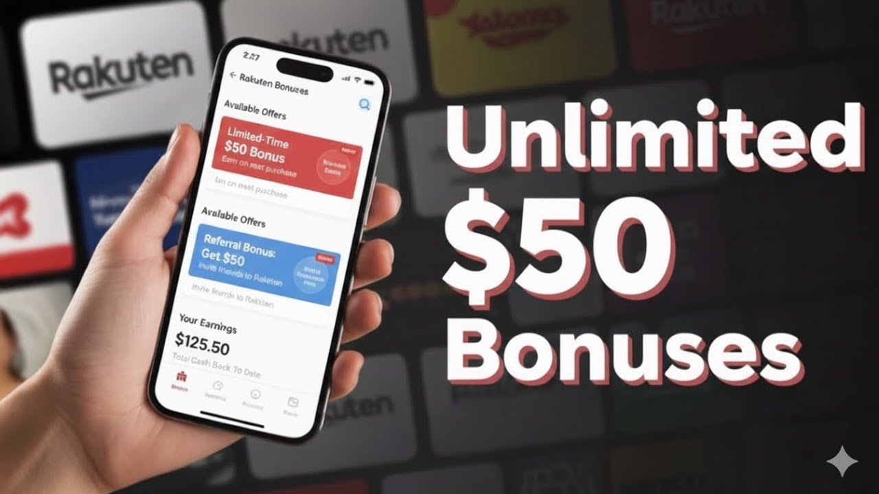 Unlimited $50 Bonus Per Rakuten Referral | Full Details