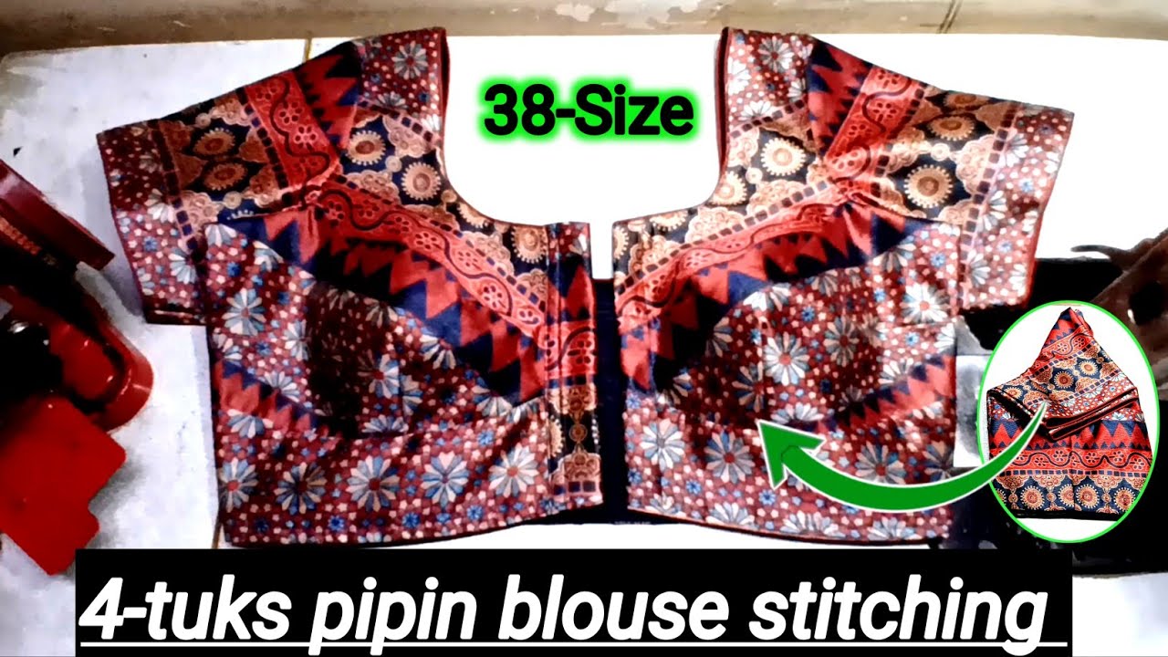 4-tuks पाईपिन ब्लाउज कि सिलाई सीखें || step by step हिन्दी में! #livestreaming #blouse