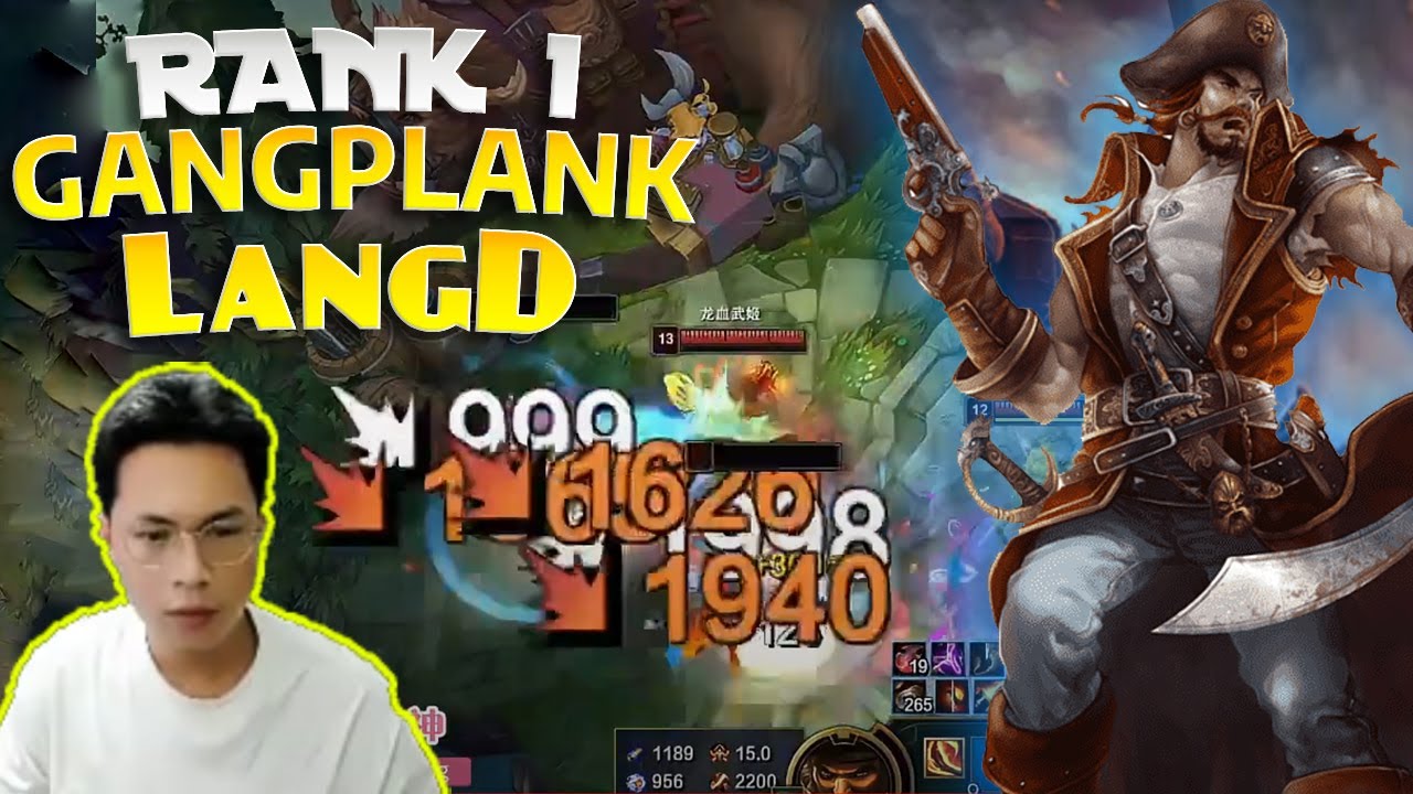 🔴 LangD Gangplank vs Aatrox - LangD Rank 1 Gangplank Guide