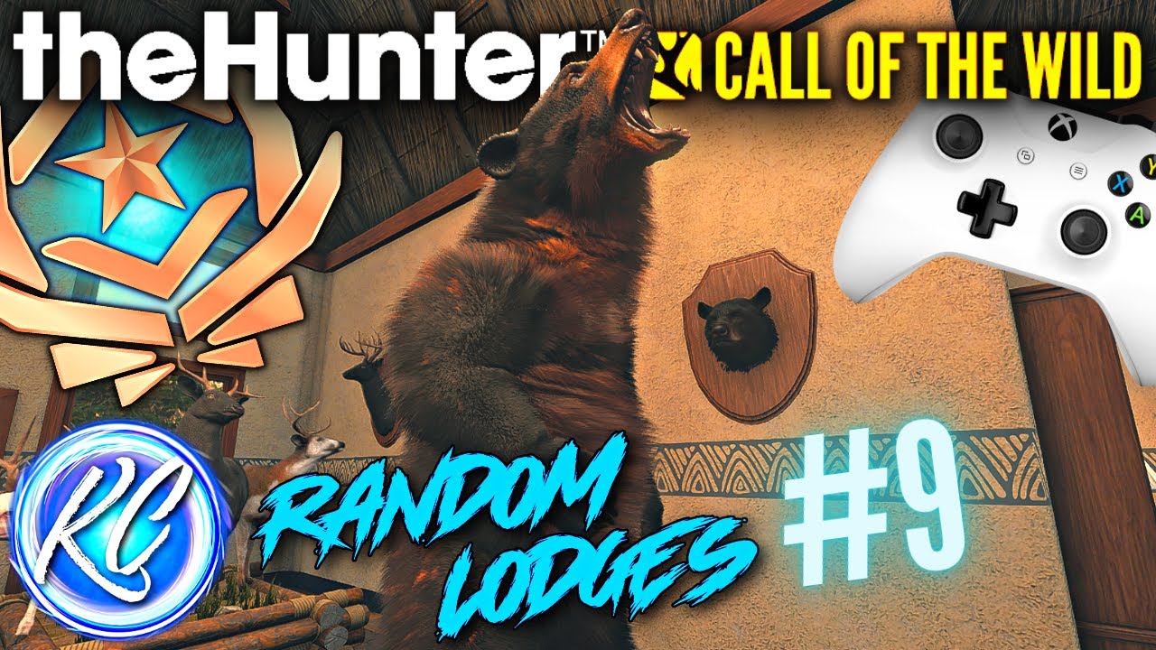 Great One Black Bears Look AMAZING! Random Multiplayer Trophy Lodge Tours #9! | Call of the Wild