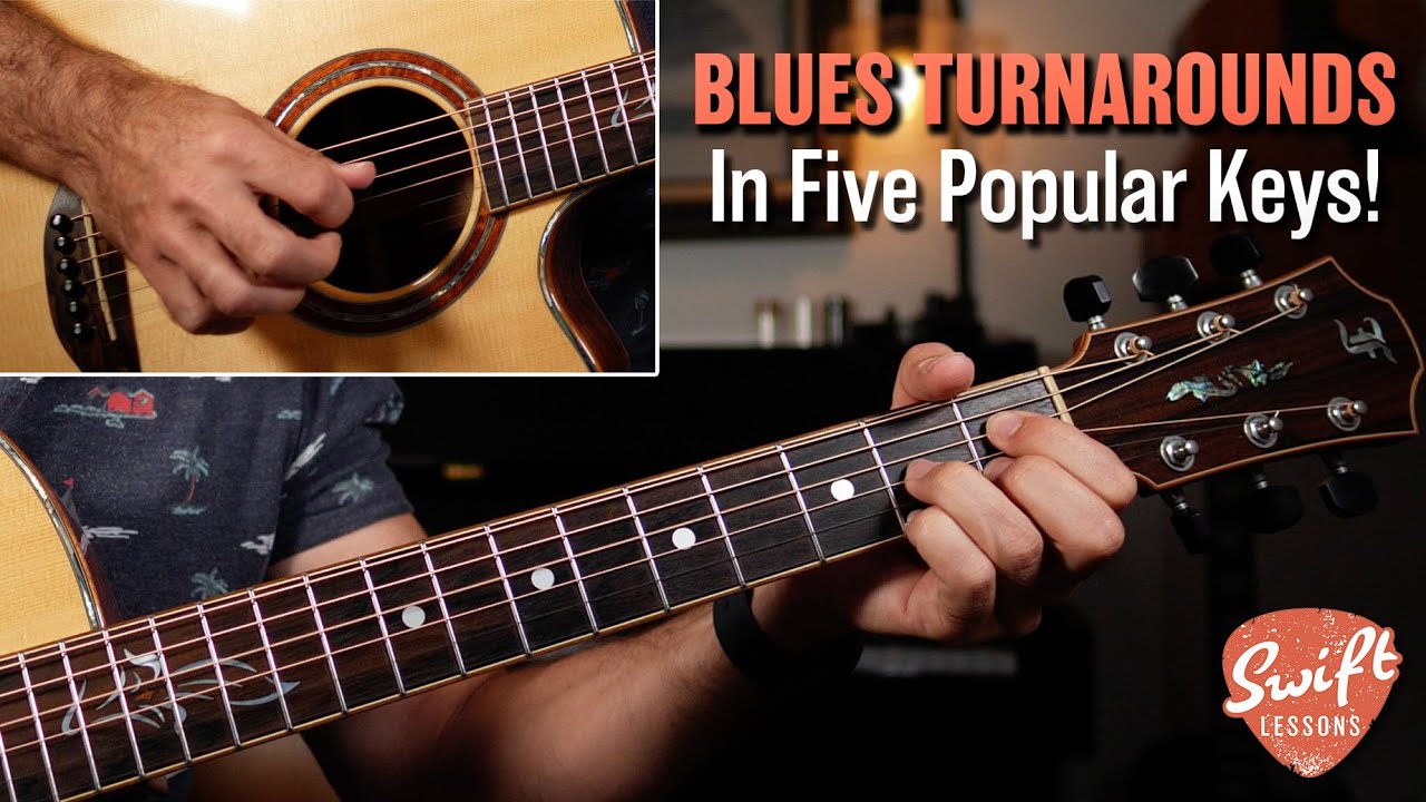 5 Classic Blues Turnarounds in the Most Popular Keys!