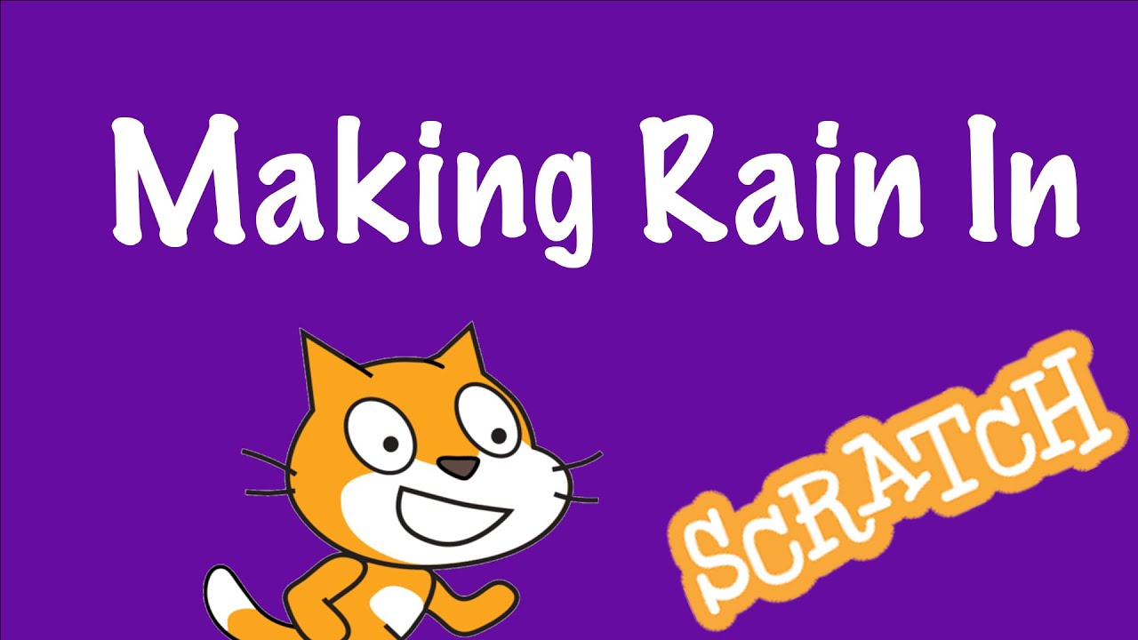 Simple Rain Effect In Scratch