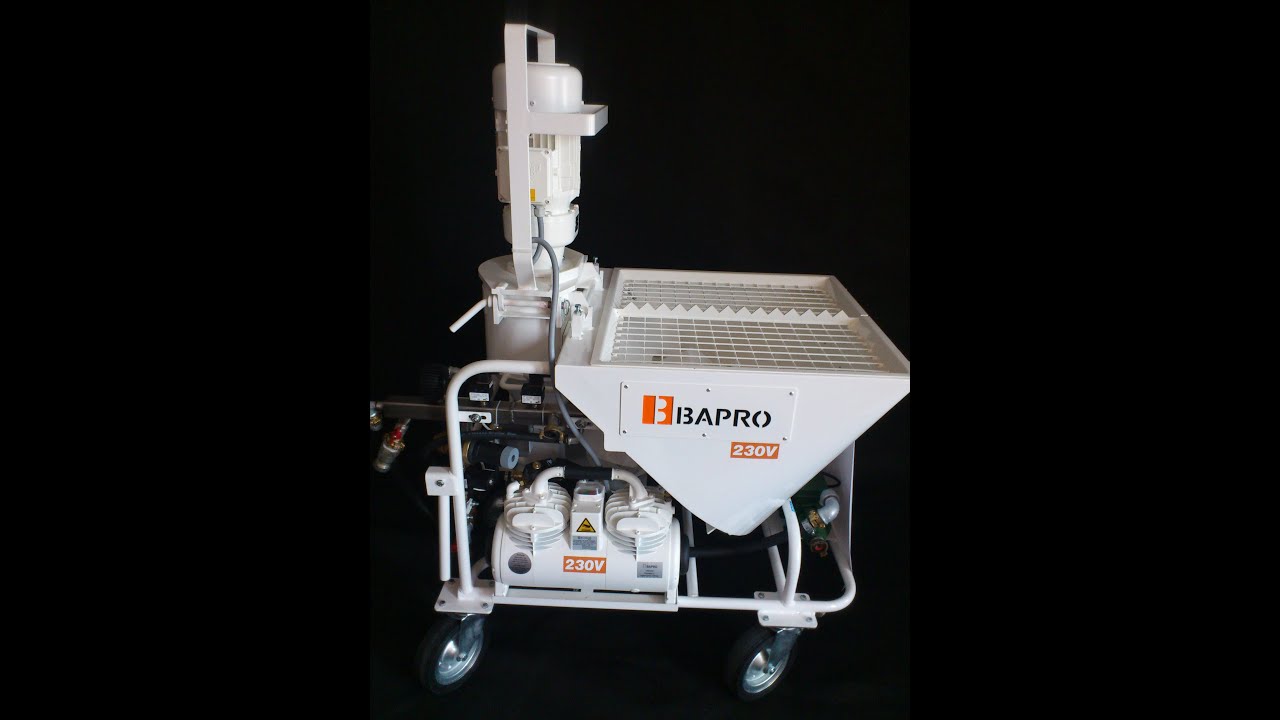 the best plastering machine 230 Volt - BAPRO one 230V  штукатурные машины 230V