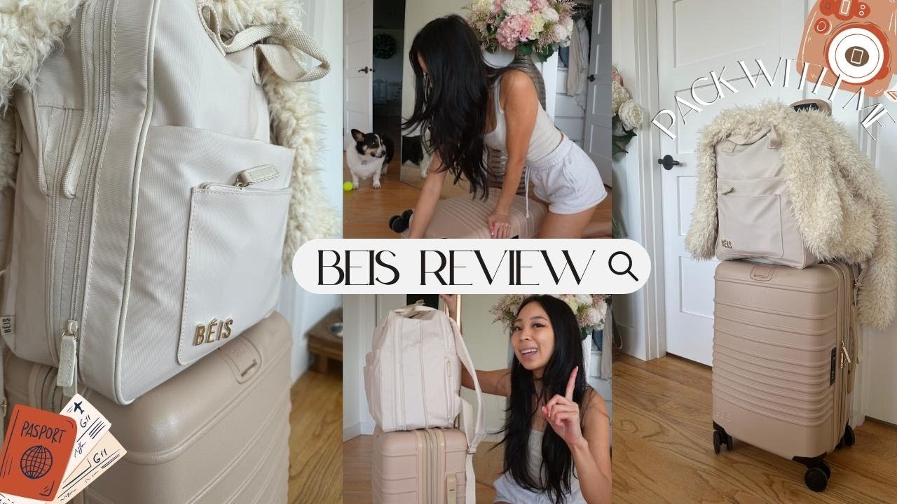 PACK WITH ME TO NYC! | Travel Essentials (Beis Luggage Review)
