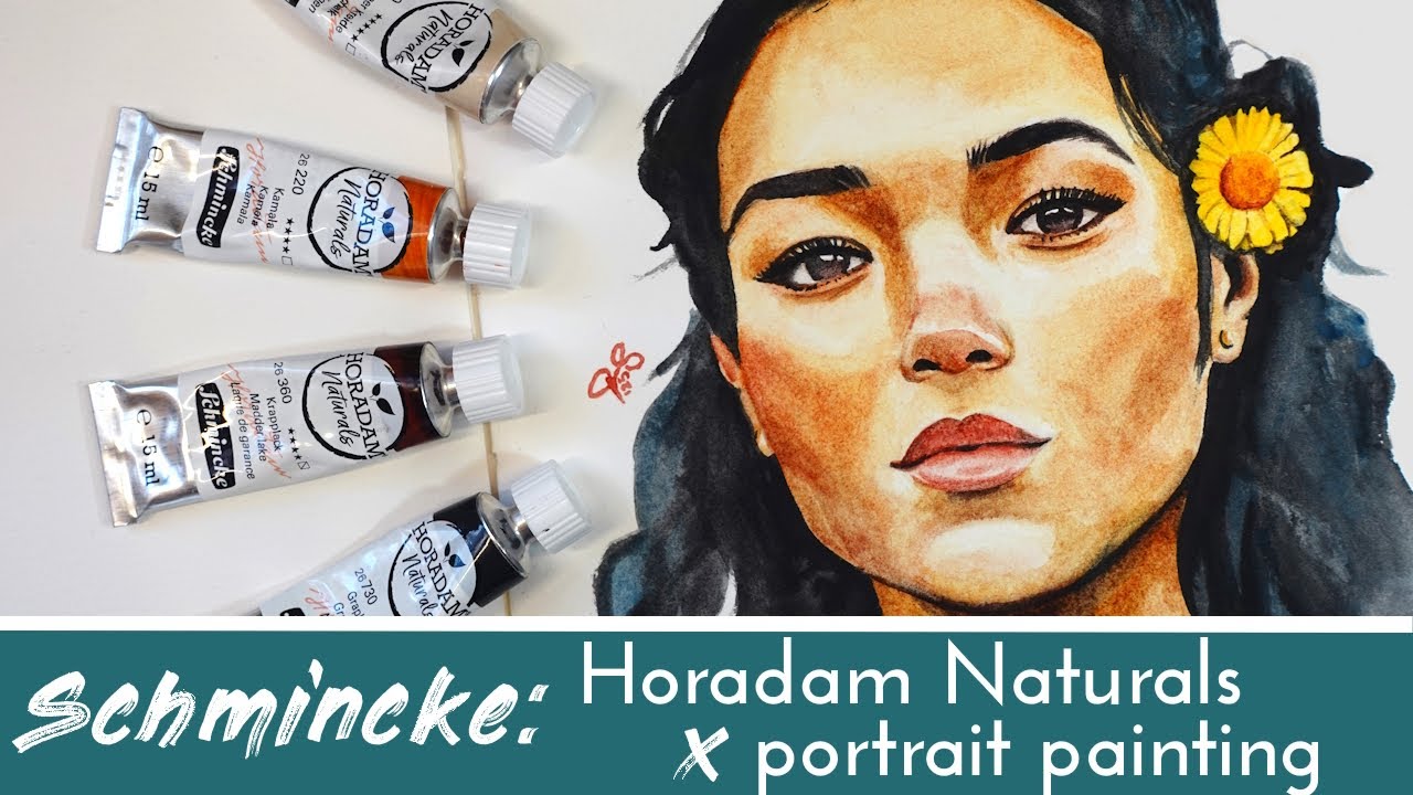 Zorn Palette-inspired portrait painting with Horadam Naturals | sketchbook session
