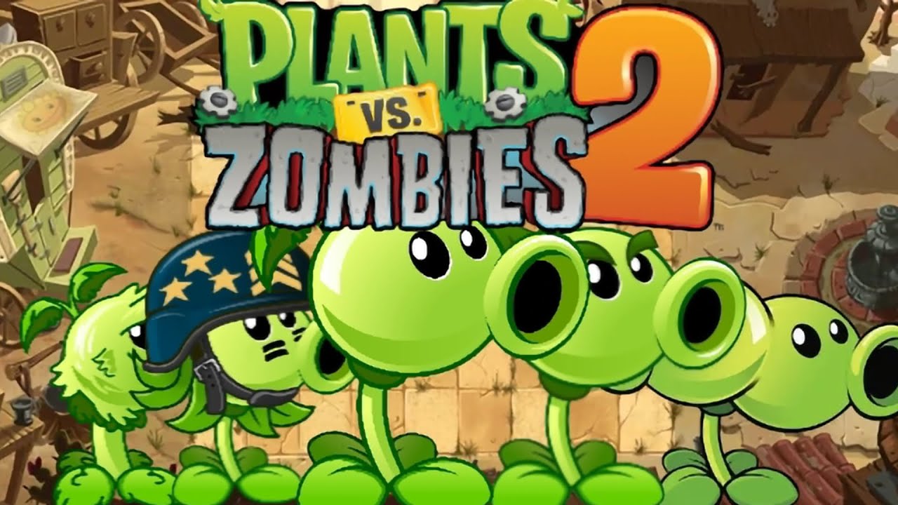 É POSSÍVEL VENCER O VELHO OESTE DE PLANTS VS ZOMBIES 2 APENAS COM DISPARERVILHA ???
