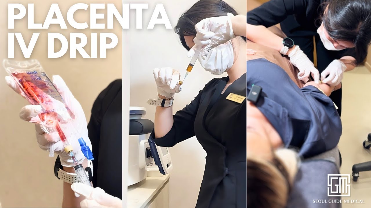 Trying Placenta IV in Korea for Anti-Aging & Health-Boosting | Seoul Guide Medical