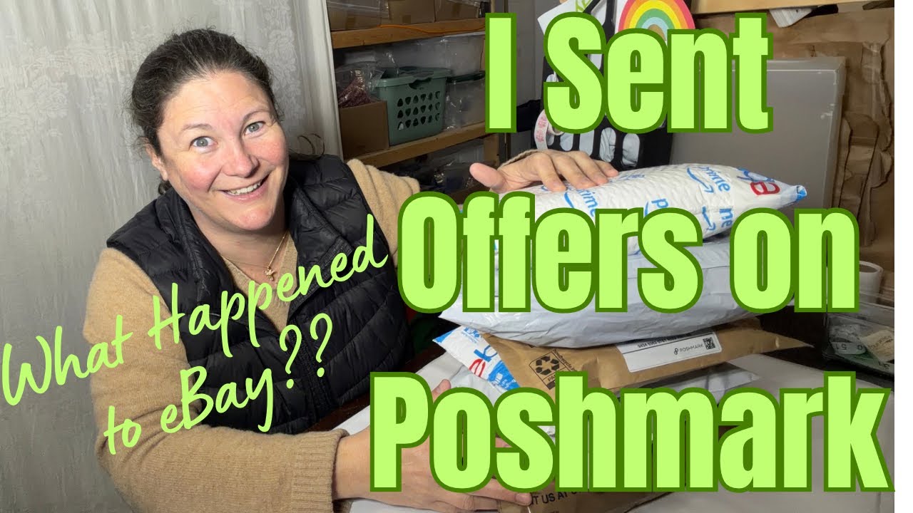 No Sales on eBay? I sent out offers on Poshmark! What sold? Ship with me!