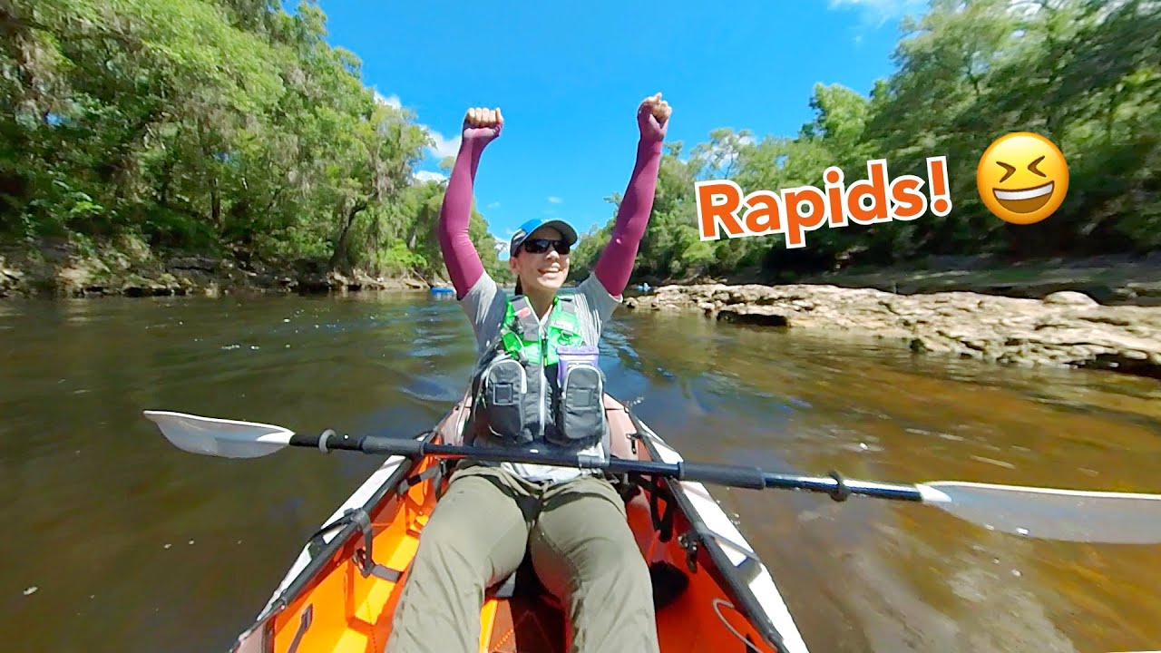 My First Florida Rapids?! Kayaking Suwannee River
