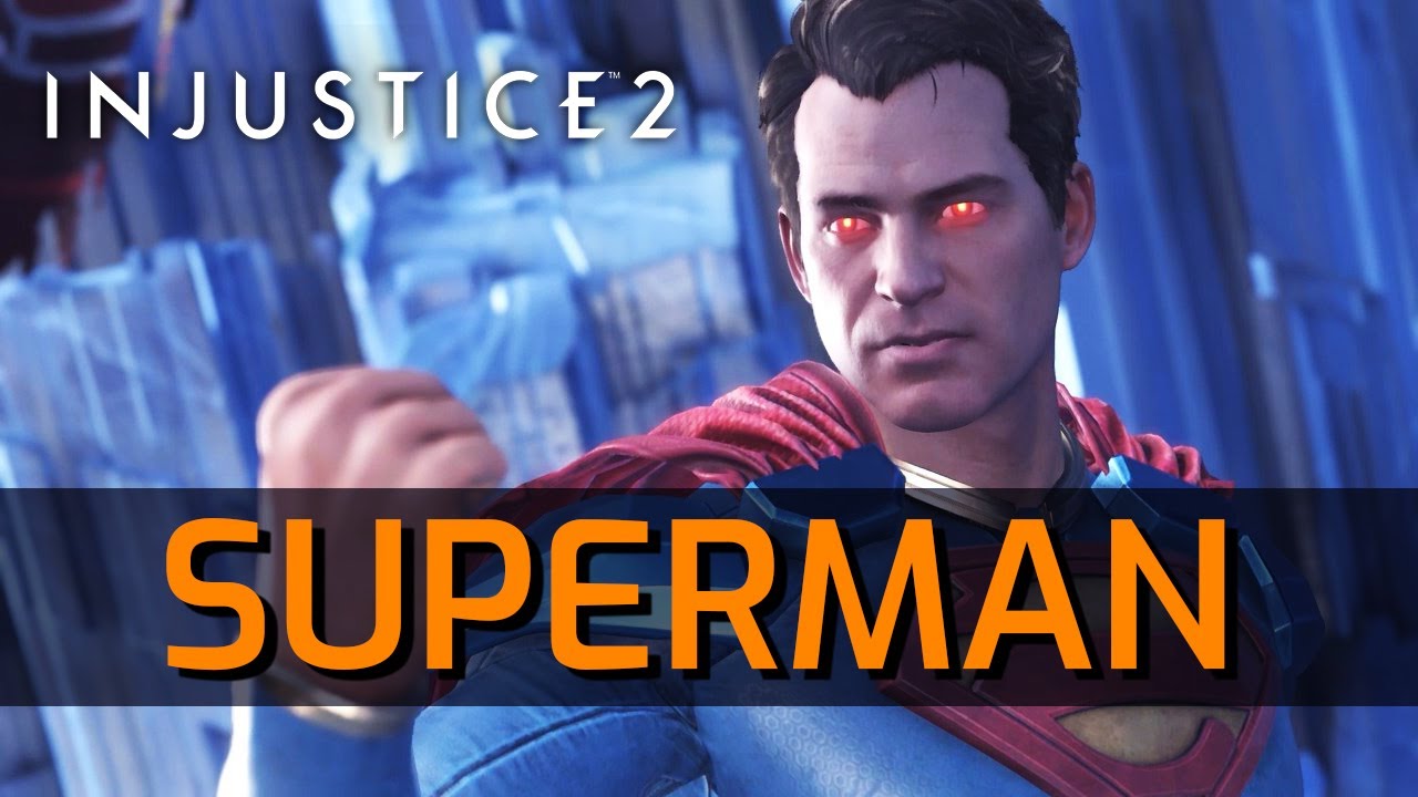 Injustice 2 - Superman Moveset w. Inputs [Basic]
