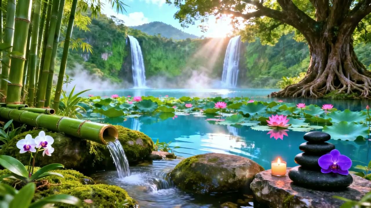 Healing Piano + Water Sounds 🌿 Deep Recovery Music to Reduce Stress and Overthinking