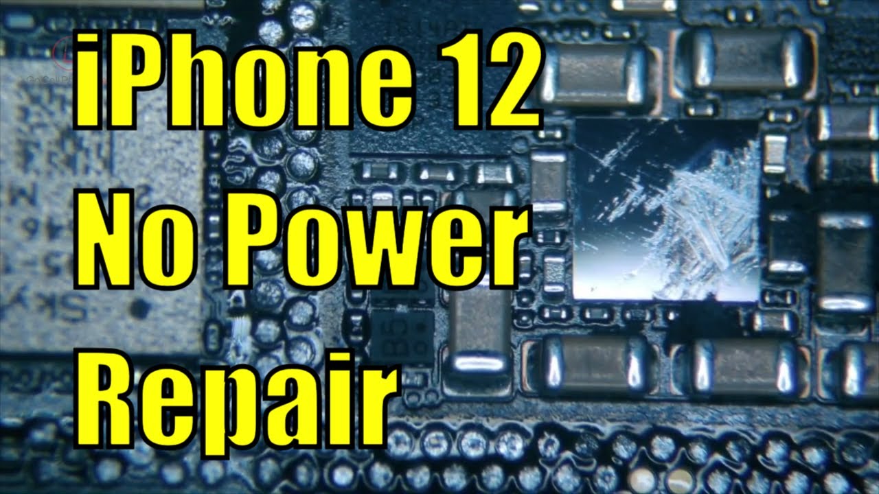 iPhone 12 No Power Repair - Logic Board Separation and Diagnosis