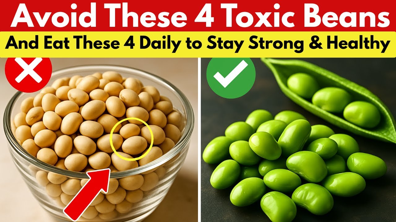 Over 60 Avoid These 4 Toxic Beans And Eat These 4 Daily to Stay Strong & Healthy | Senior Health Tip