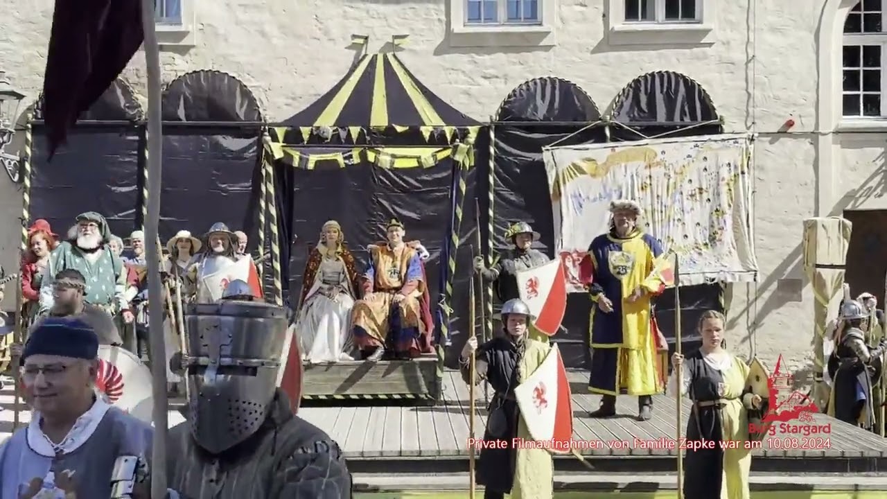 Film von Mittelalter - Burg Stargard war am 09.08 bis 11.08.2024