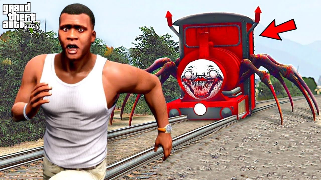 Franklin Found Choo Choo Charles in GTA 5 !