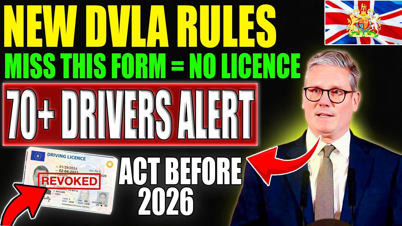 ❌ Don't Risk Your Driving Licence | New DVLA Rules for Over-70s Explained | Essential 2026 Update