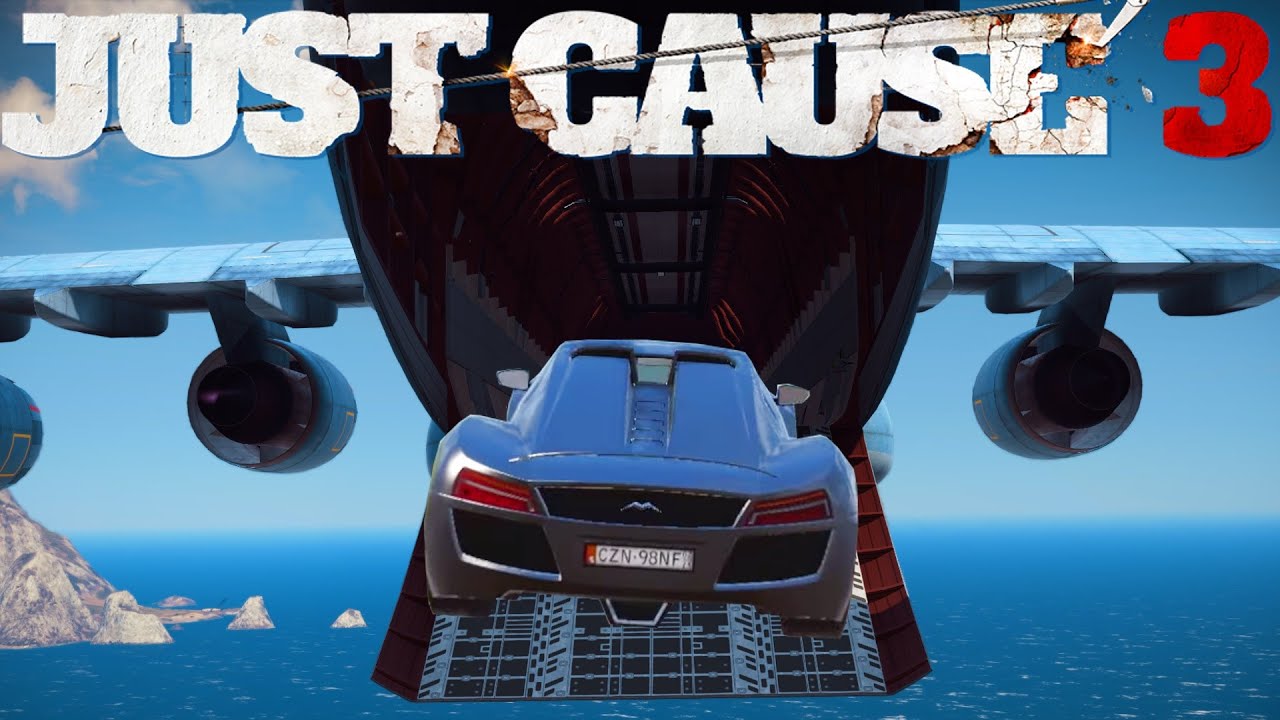ON SE MARRE SUR JUST CAUSE 3 ! EXPERIENCES RATEES ET STUNTS