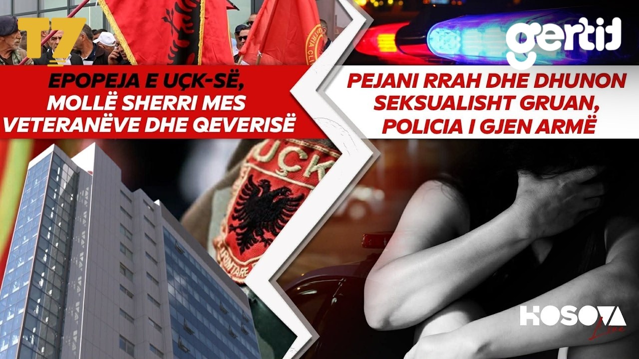 Nga debatet për UÇK-në te rasti i rëndë në Pejë, tensione politike dhe dh@në që tronditin vendin |T7