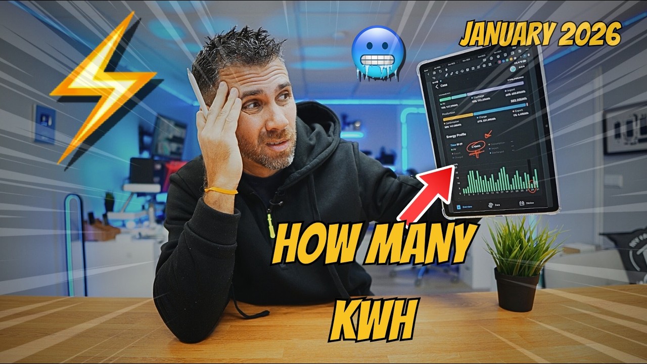 ❌ FORGET ⛈️ The WORST solar month 🤯 Deye 6K Inverter + 15 kWh Battery | January 2026 ⛈️🥵