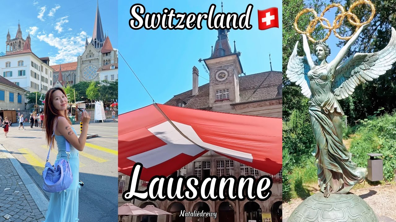 SWITZERLAND Series🇨🇭: 1 Day in LAUSANNE - One of the Best Small Cities in the World - Museums, food…