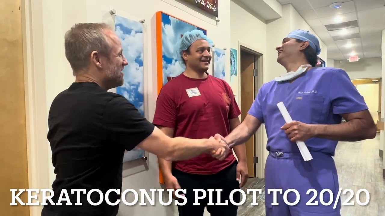 Keratoconus to 20/20 Vision in Pilot from Germany