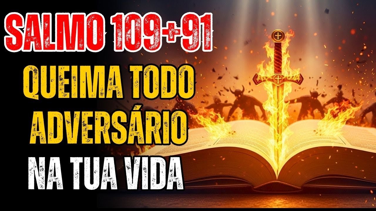🔥 Salmo 109+91: Deus LEVANTA e seus adversários VIRAM cinzas antes do sol nascer