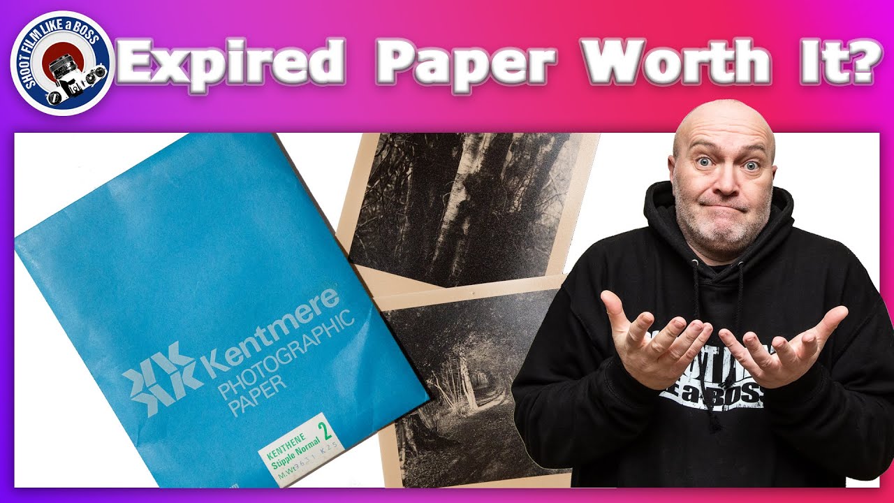 Expired Photo Paper and creating borders in the Darkroom