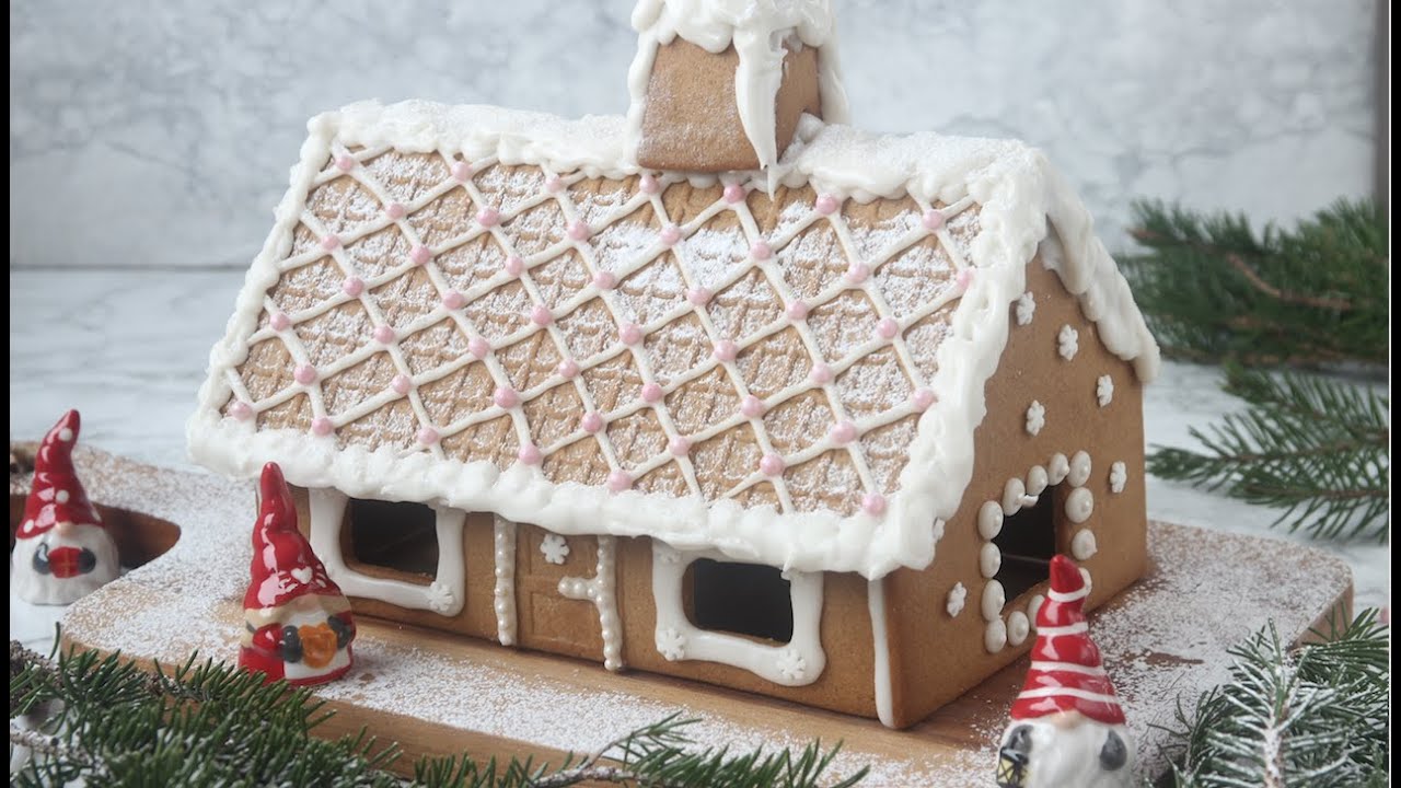 Pepparkakshus pepparkakor baking glue limma bygga pepparkakshus lindas bakskola dr oetker