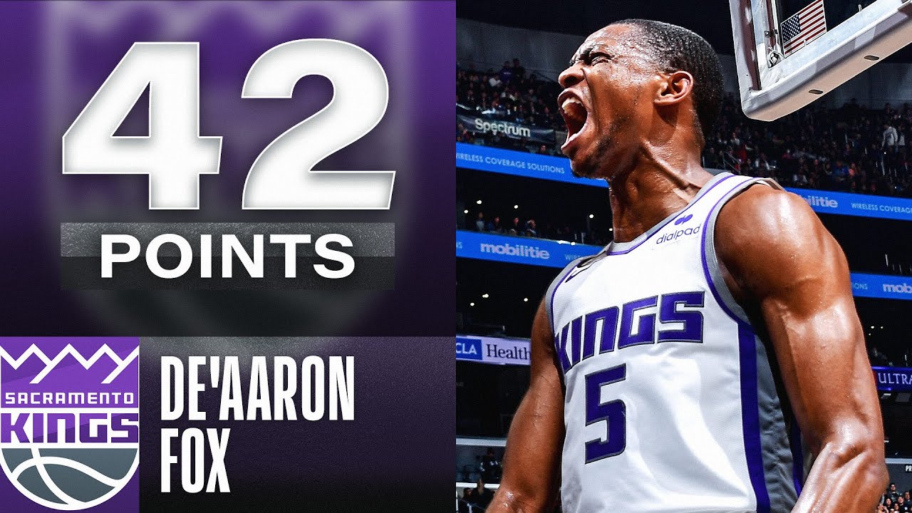 De'Aaron Fox Drops CLUTCH 42 Points In Kings 2OT W! | February 24, 2023