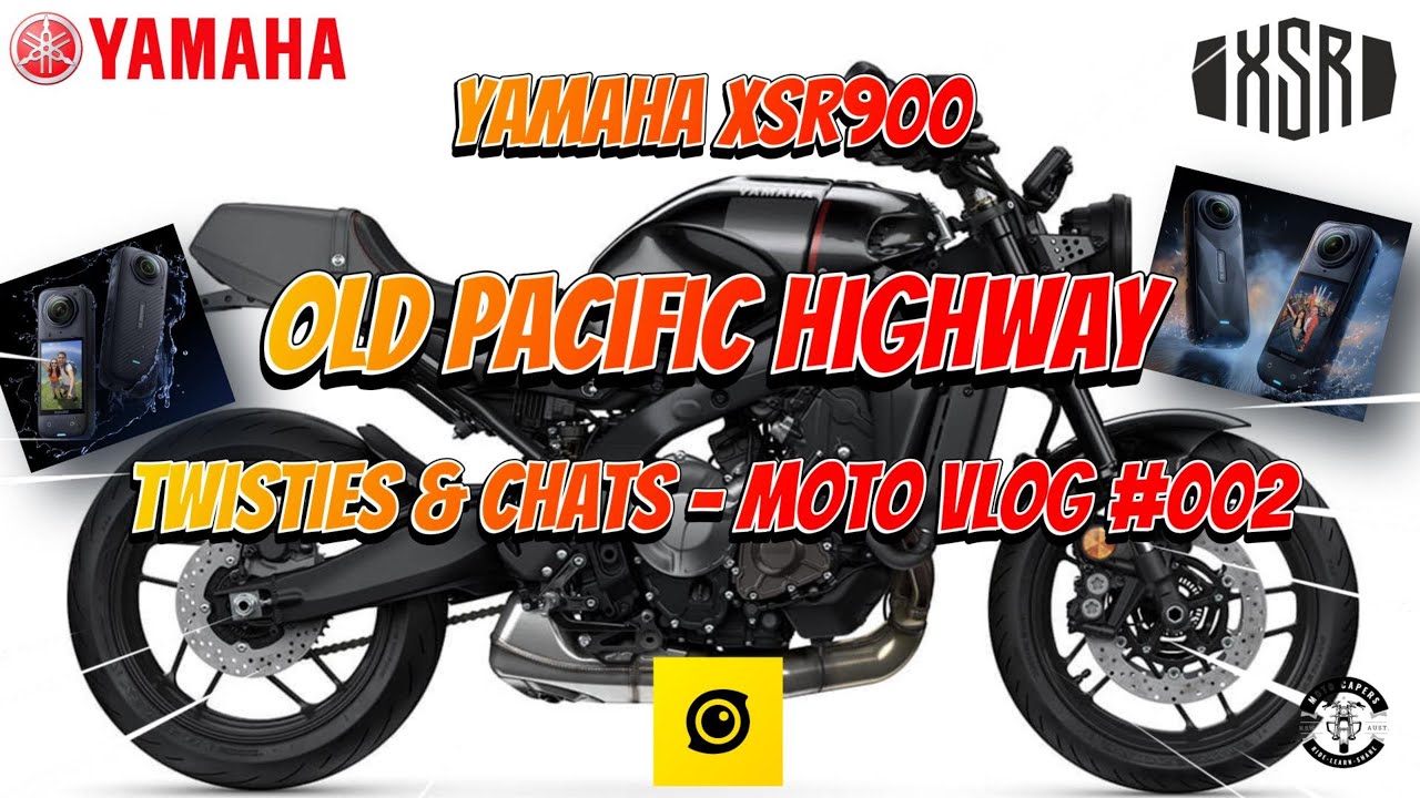 Yamaha XSR900 - OLD Pacific Highway - Twisties & Chats - Moto Vlog 002 1