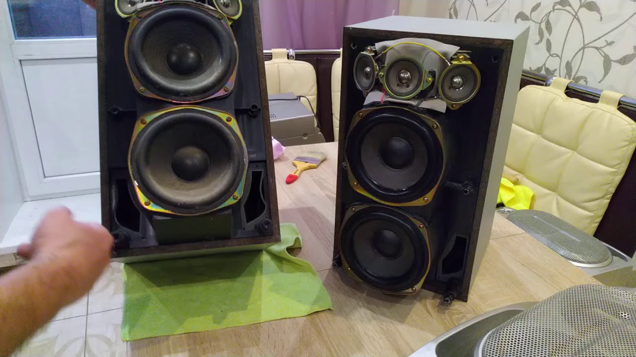Sony HCD-RX900 3/5 Как разобрать колонки музыкального центра