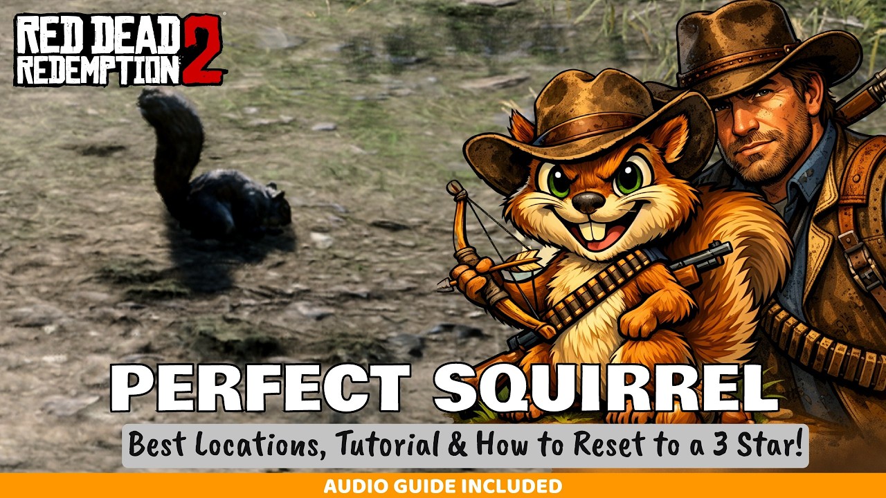 Perfect Squirrel Hunting Tutorial  RDR2
