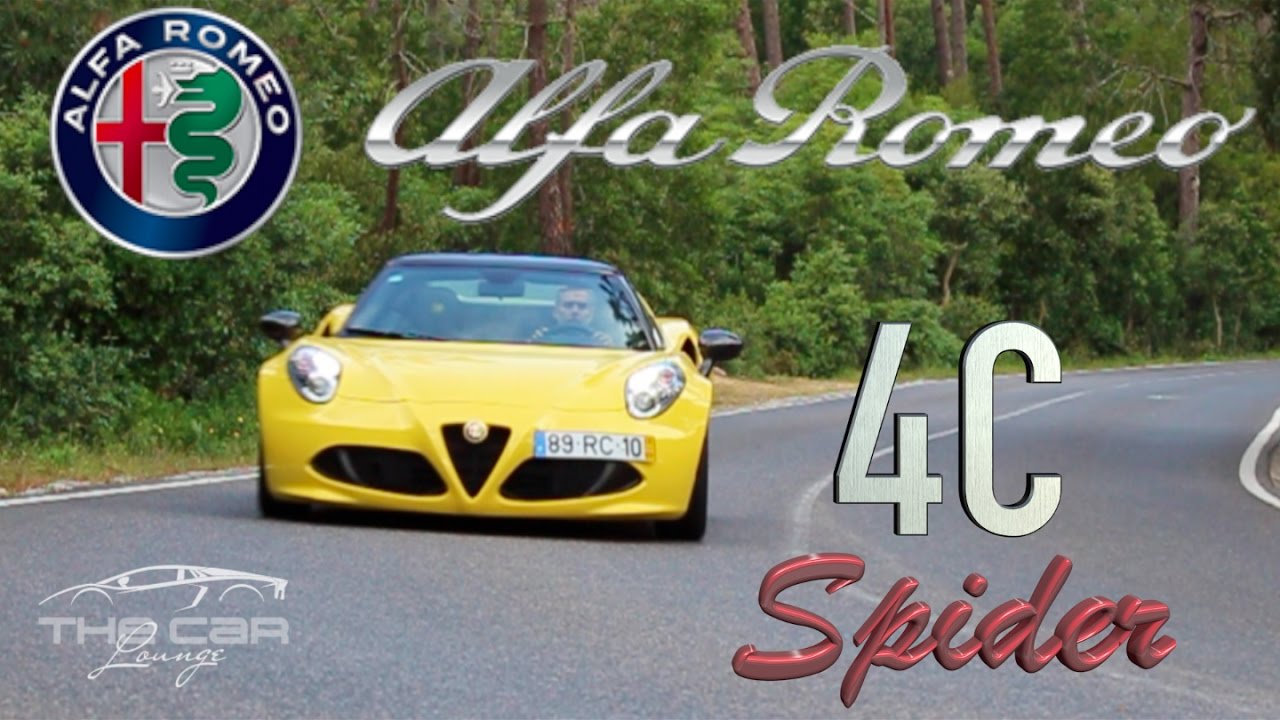 Alfa Romeo 4C Spider - A bela e o carbono!