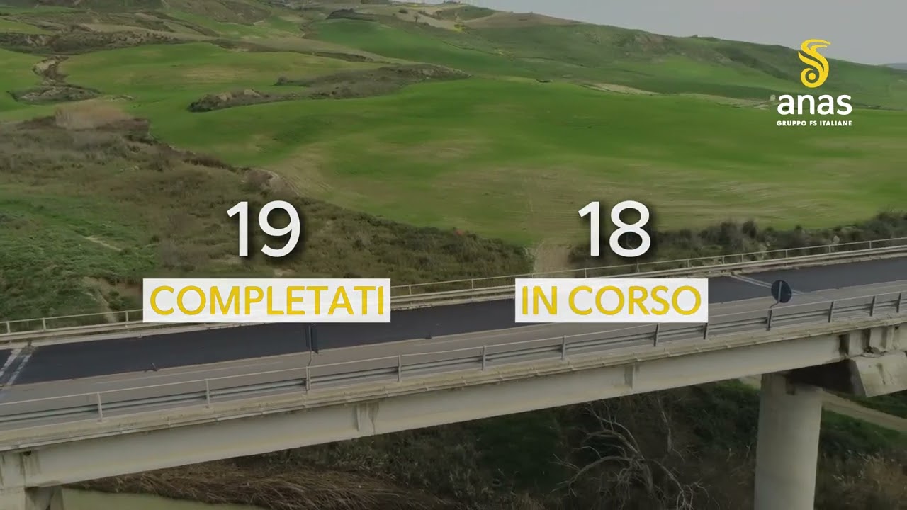 A19 Palermo - Catania: 80% dei lavori completato entro il 2025