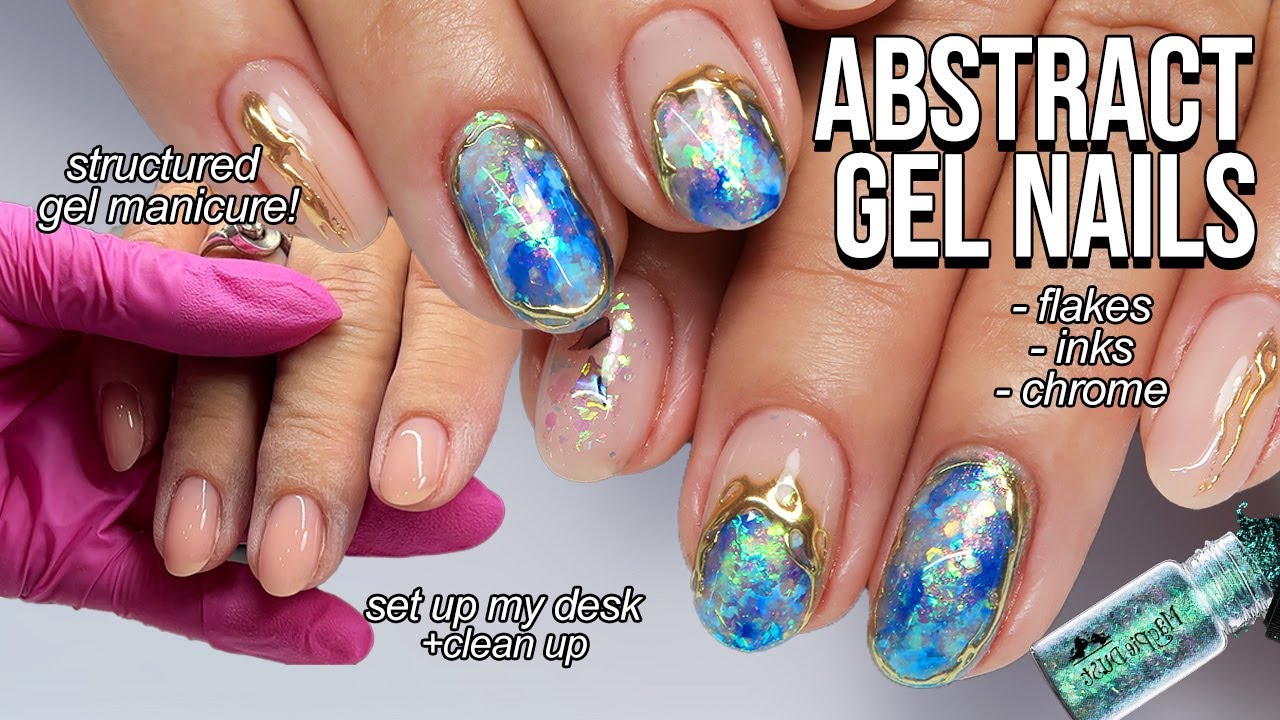 Abstract Gel Nails | Structured Gel Manicure - Watch Me Work!