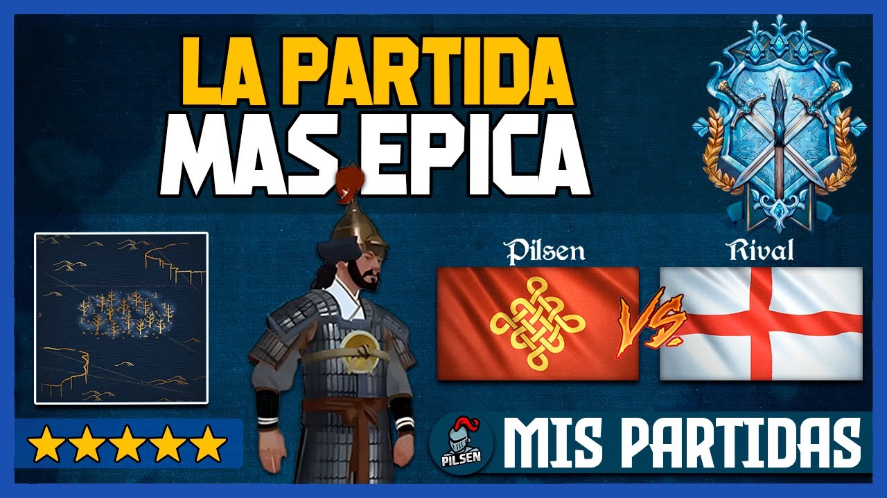 La PARTIDA m&aacute;s &Eacute;PICA | Age of Empires 4