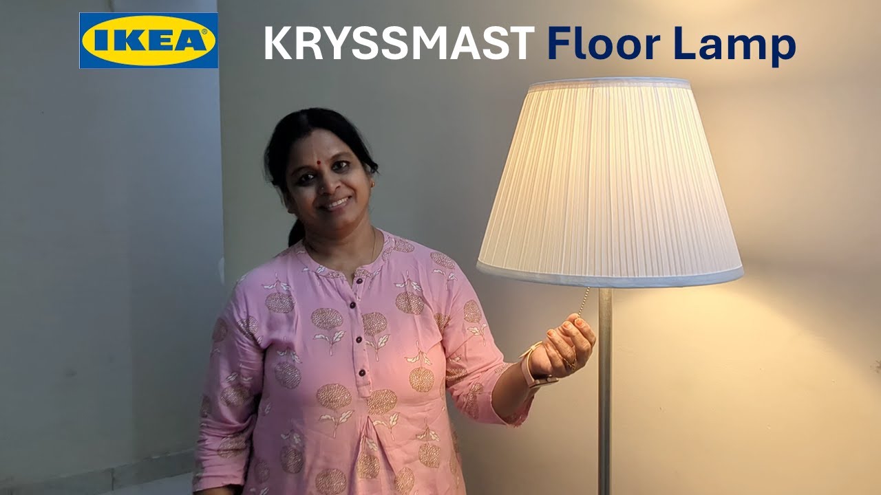 Напольный светильник Ikea KRYSSMAST | Простая сборка
