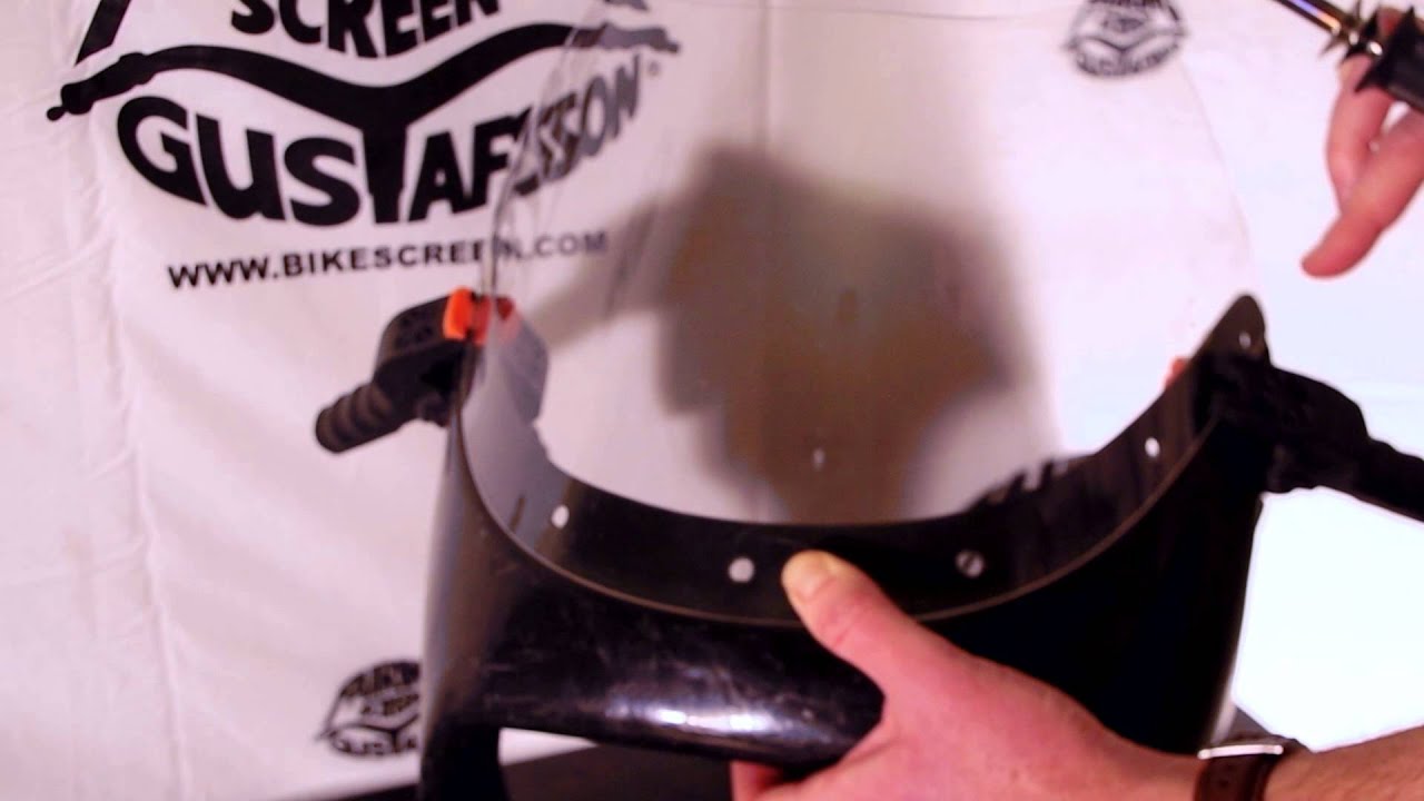 How to Drill (Acrylic) Windscreen - Gustafsson Motorcycle Windscreen