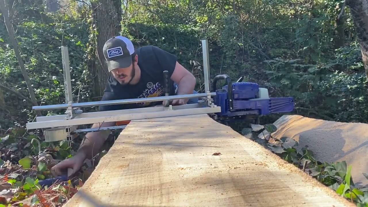 Holzfforma g660-Chainsaw Milling Red Oak