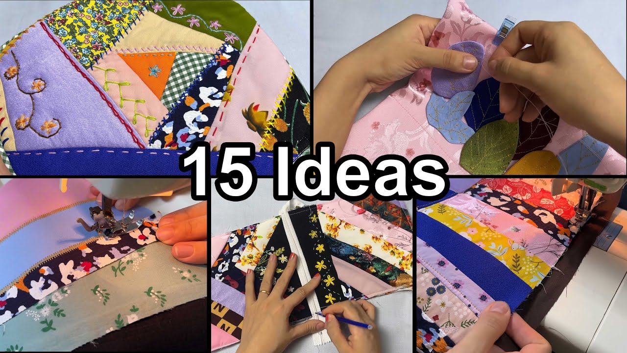 Amazing! 15 Sewing Ideas with Scrap Fabric That Will Surprise You