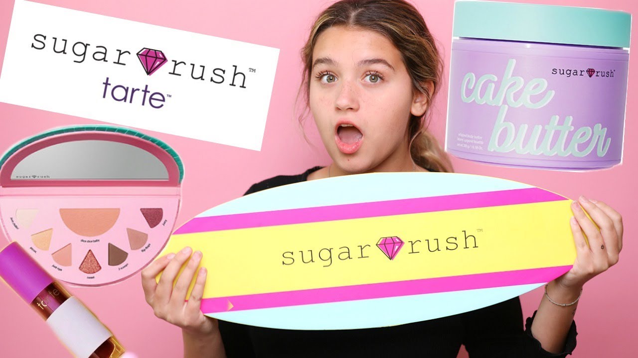 I TRIED TARTE'S SUGAR RUSH COLLECTION